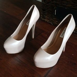 Steve Madden Platform  leather heel Pump Blush